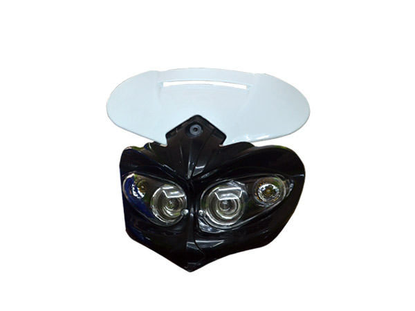 White/Black Headlight