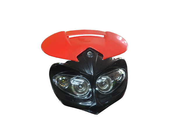 Red/Black Headlight