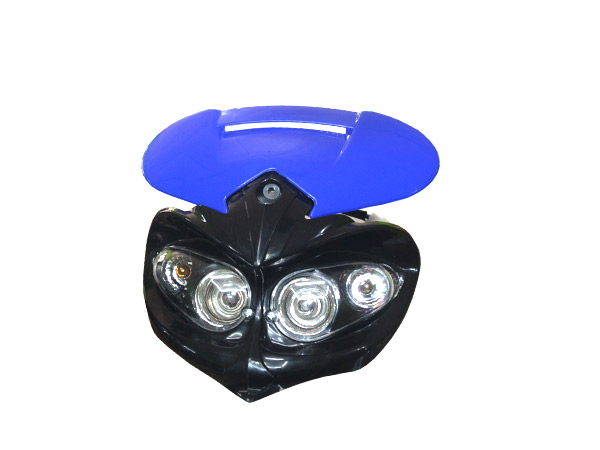 Blue/Black Headlight